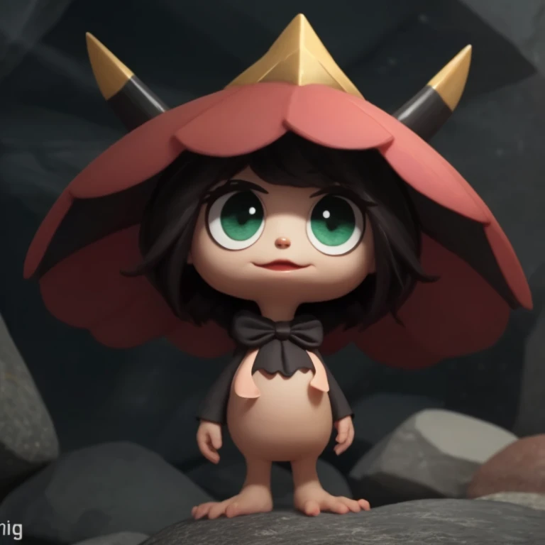 pmmkr2024, rock creature, big eyes, cute