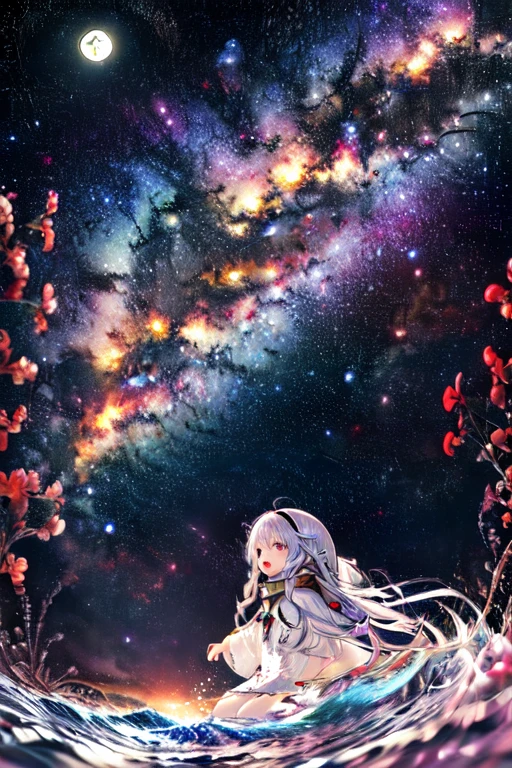<lora:stargirl(æä¹å¥³):1>stargirl, moonlight,brassiness,kneeling,looking up,