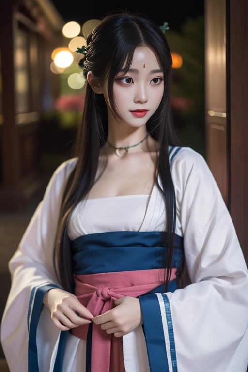 ltra-detailed,highly detailed,best quality,masterpiece,illustration,realistic,photorealistic,
liumengli, 1girl, solo, cosplay, hanfu,
upper body,
<lora:liumengli_v2_03:0.6>