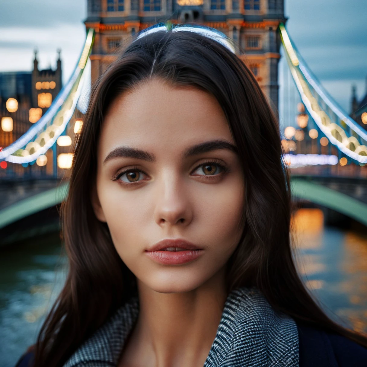 cinematic film still <lora:Ariel_SDXL_v1.0:1>
(masterpiece, best quality, high quality, highres, ultra-detailed),
candid photo, professional portrait photography of the face of a gorgeous instagram model ((ohwx woman)) at london bridge, shot on a Kodak Vision3 500T 35mm film . shallow depth of field, vignette, highly detailed, high budget, bokeh, cinemascope, moody, epic, gorgeous, film grain, grainy