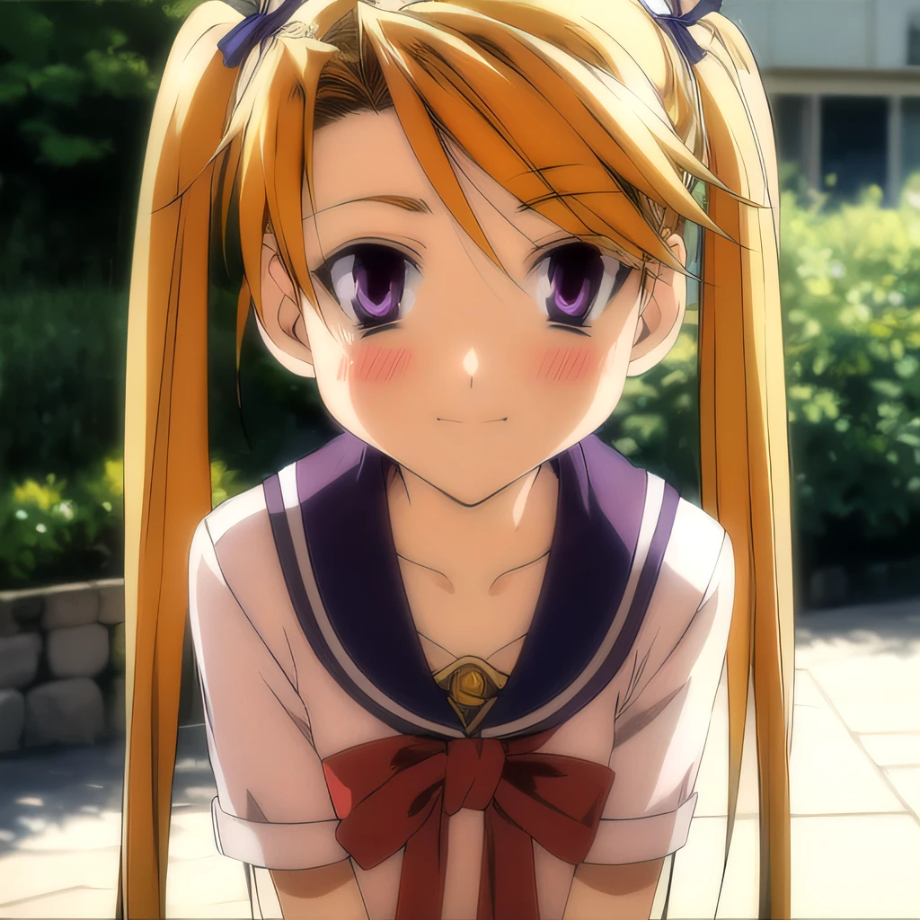 masterpiece, best quality, highly detailed, <lora:Iroha:1.3> Tsuchiura Iroha, twintails, flat chest
