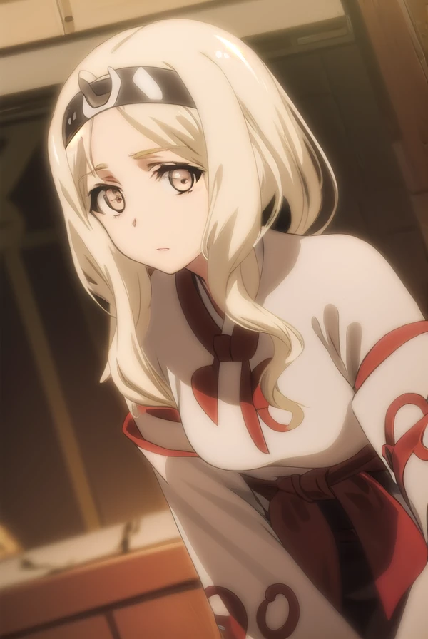 utawarerumonohonoka, <lora:utawarerumono honoka s2-lora-nochekaiser:1>,
honoka, long hair, blonde hair, (brown eyes:1.5), wavy hair,
BREAK long sleeves, hairband, japanese clothes, wide sleeves, kimono, headband, hakama, miko, horn,
BREAK outdoors,
BREAK looking at viewer, (cowboy shot:1.5),
BREAK <lyco:GoodHands-beta2:1>, (masterpiece:1.2), best quality, high resolution, unity 8k wallpaper, (illustration:0.8), (beautiful detailed eyes:1.6), extremely detailed face, perfect lighting, extremely detailed CG, (perfect hands, perfect anatomy),