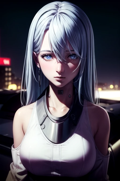 photorealistic, (4k), depth of field, (Masterpiece), (realistic skin texture), extremely detailed, intricate, hyper detailed, high resolution, professional photography, , depth of field, sharp detail, best quality, , 1girl, solo, <lora:schnee_synduality_noir:0.94>, schnee_synduality_noir, blue hair, blue eyes, , , , , rooftop,