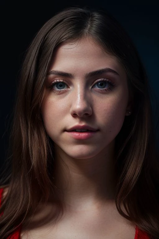 DEN_sofia_espanha,
(headshot:1.2) portrait on a (plain dark background:1.2), (headshot:1.2), (face focus:1.1), intricate (beautiful eyes:1.2), (wide open eyes:1.1), Big eyes,  clean photo, lighting from behind, (Red lighting from the left:1.3), (Blue lighting from the right:1.3),
bokeh, f1.4, 40mm, photorealistic, raw, 8k, textured skin, skin pores, intricate details  <lora:epi_noiseoffset2:1>, epiCRealism