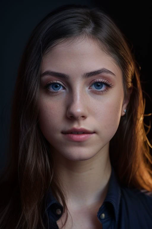 DEN_sofia_espanha,
(headshot:1.2) portrait on a (plain dark background:1.2), (headshot:1.2), (face focus:1.1), intricate (beautiful eyes:1.2), (wide open eyes:1.1), Big eyes, clean photo, lighting from behind, (Red lighting from the left:1.3), (Blue lighting from the right:1.3),
bokeh, f1.4, 40mm, photorealistic, raw, 8k, textured skin, skin pores, intricate details <lora:epi_noiseoffset2:1>, epiCRealism