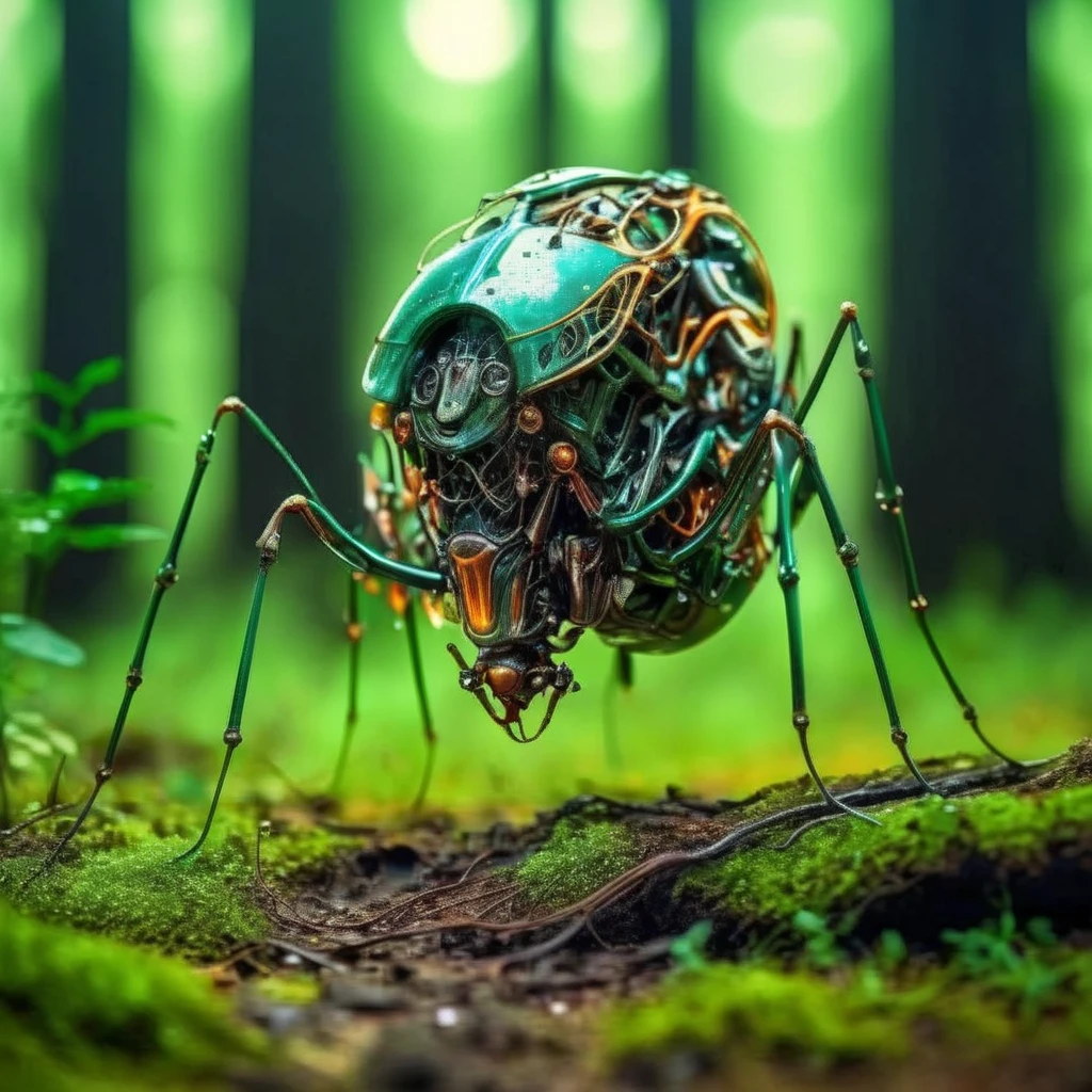 techmai insect in forest <lora:techmai:1>