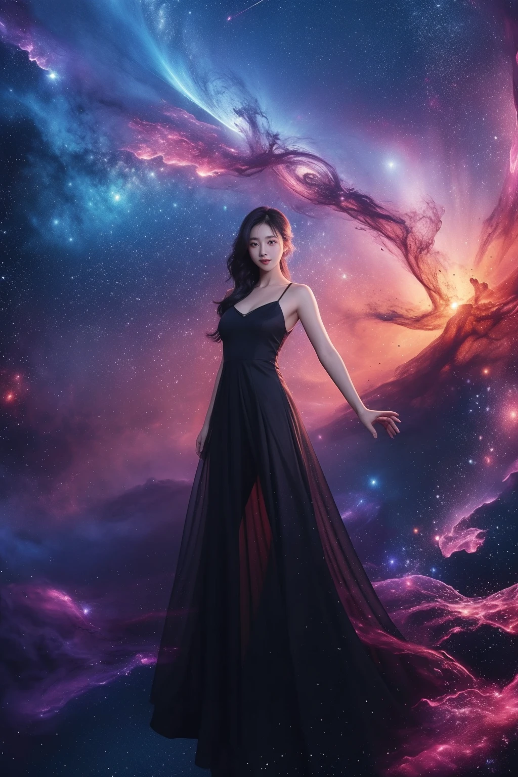 【[Photography Background】 Colorful Universe Background Photography Realistic v1.0