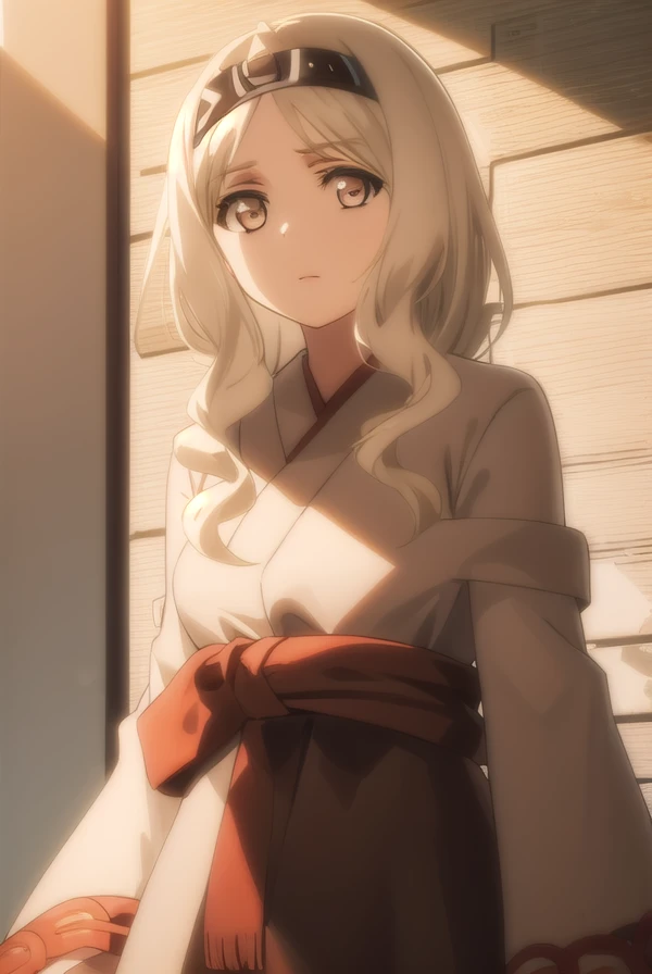 utawarerumonohonoka, <lora:utawarerumono honoka s2-lora-nochekaiser:1>,
honoka, long hair, blonde hair, (brown eyes:1.5), wavy hair,
BREAK long sleeves, hairband, japanese clothes, wide sleeves, kimono, headband, hakama, miko, horn,
BREAK outdoors,
BREAK looking at viewer, (cowboy shot:1.5),
BREAK <lyco:GoodHands-beta2:1>, (masterpiece:1.2), best quality, high resolution, unity 8k wallpaper, (illustration:0.8), (beautiful detailed eyes:1.6), extremely detailed face, perfect lighting, extremely detailed CG, (perfect hands, perfect anatomy),