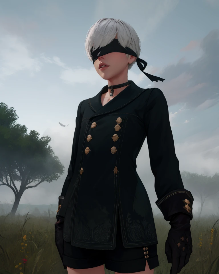 score_9,score_8_up,score_7_up,
yorhaxl,white hair,black blindfold,short hair,black choker,lips,flat chest,
standing,upper body,serious,black gloves,
long sleeves,black jacket,buttons,
deserted school yard,fog,grass,
<lora:Yorha9s:0.8>,