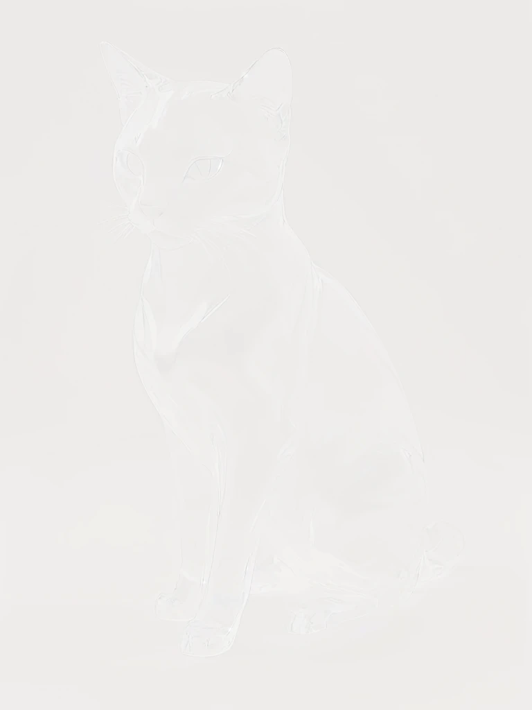 almstinv, invisible silhouette of a crystal cat, <lora:- SDXL - almstinv_almost_inv_V1.0:.9>