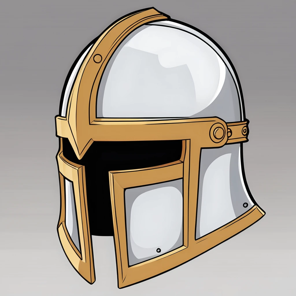 a helmet,
white background, simple background, detailed anime style,game icon,
<lora:anime_game_icon:1>