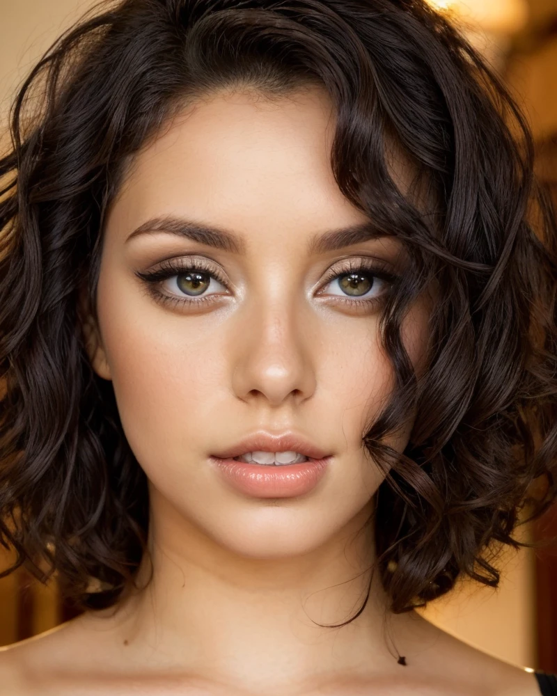 <lora:Sexy-Brazilian:1>  black curly hair, hazel eyes, full lips, just face,  <lora:epi_noiseoffset2:1> <lora:LORA-XenoDetailer-v2:1>