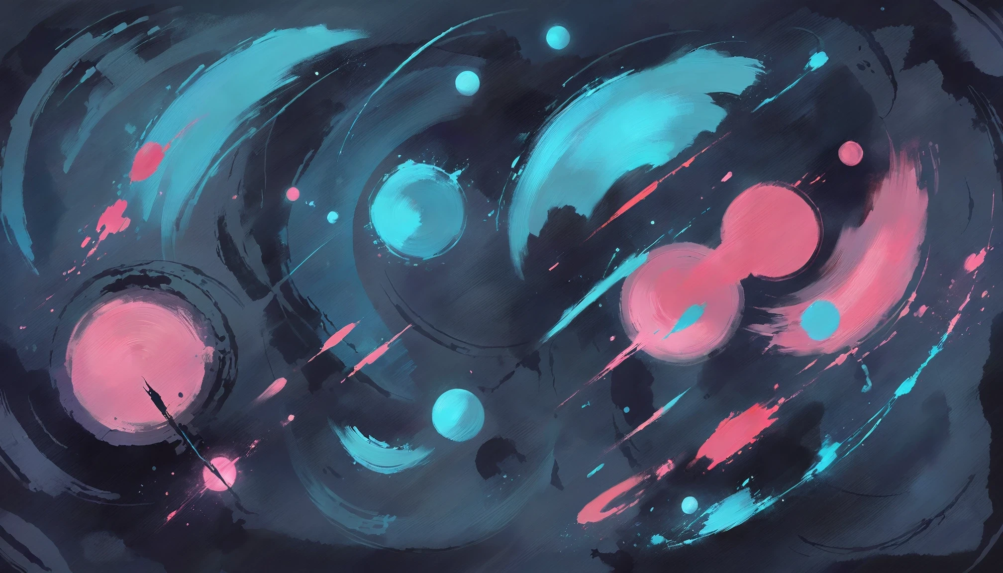 digital painting, Moonquake Zone