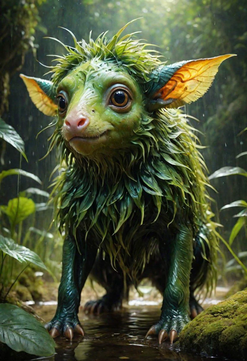 famous artwork by (magali villeneuve:1.2), detailed expressive eyes, fantasy style, the eccentric uncommon mobglow with grimegobbering vrangboodle and a vassled zibberzang that shields it from rain, it is covered in fluffy tocker and stalks carefully through the juxtafondling ponds of planet shmodderball v, where oversized lormshmog and pongfruddled jubshmurgler line the water's edge , poster art, bold lines, expressive drawing,  award winning, (intricate details, masterpiece, best quality:1.4),Gelatine
looking at viewer, dynamic pose
<lora:add-detail-xl:1> <lora:xl_more_art-full_v1:0.5>  <lora:NicolaSamori:0.5> in the style of nicola samori <lora:looking_at_viewer:2>