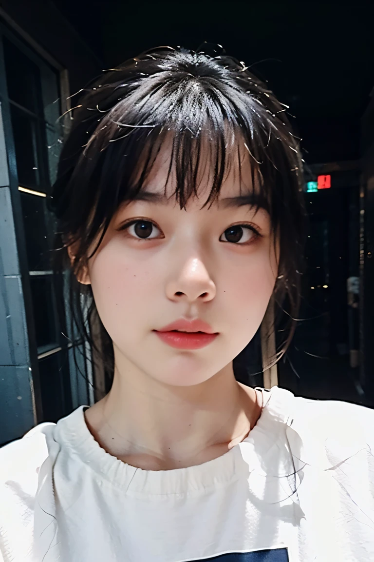 white shirt,1girl,best quality,masterpiece,illustration,an extremely delicate and beautiful,CG,unity,8k wallpaper,Amazing,finely detail,masterpiece,official art,extremely detailed CG unity 8k wallpaper,incredibly absurdres,huge filesize,ultra-detailed,highres,extremely detailed,beautiful detailed girl,light particles,realistic,x-ray,soft light,full frontal, <lora:zhangran:0.7>