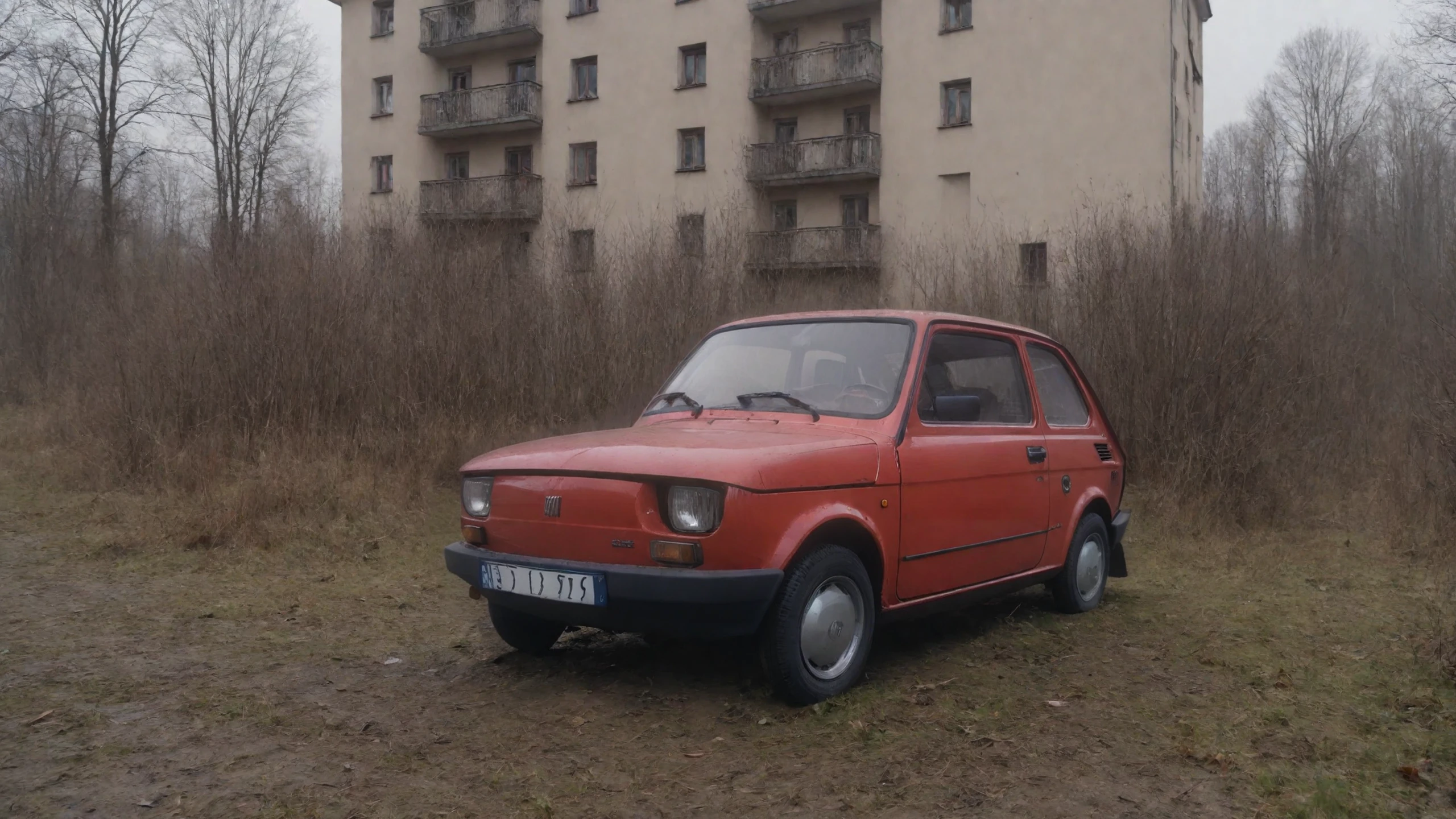 cinematic film still breathtaking anime artwork high detailed abandoned, dirty destroyed and neglected small red polish 70s compact car <lora:add_detail:1> <lora:polish_70s_compact_car-000001:1> . anime style, key visual, vibrant, studio anime, highly detailed . award-winning, professional, highly detailed . shallow depth of field, vignette, highly detailed, high budget Hollywood movie, bokeh, cinemascope, moody, epic, gorgeous, film grain, grainy