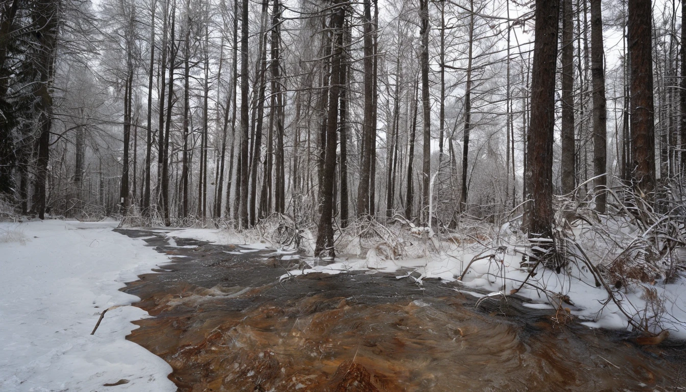 Winter forest,<lora:1:0.5>,no humans,masterpiece,best quality,, masterpiece, best quality,