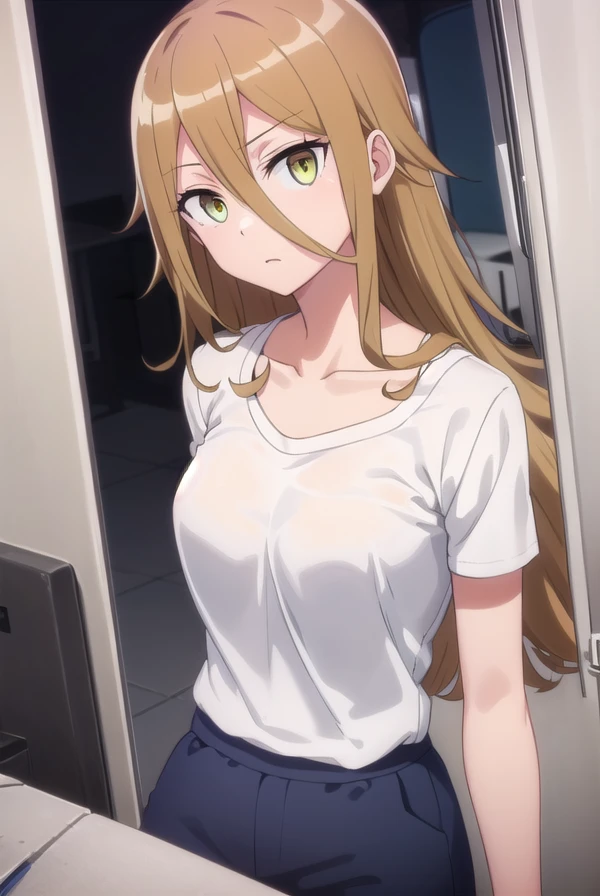 rumikaaina, <lora:rumika aina s1-lora-nochekaiser:1>,
rumika aina, long hair, brown hair, hair between eyes, (green eyes:1.3),
BREAK shirt, white shirt, collarbone, short sleeves, shorts, black shorts,
BREAK indoors, gym,
BREAK looking at viewer,
BREAK <lyco:GoodHands-beta2:1>, (masterpiece:1.2), best quality, high resolution, unity 8k wallpaper, (illustration:0.8), (beautiful detailed eyes:1.6), extremely detailed face, perfect lighting, extremely detailed CG, (perfect hands, perfect anatomy),