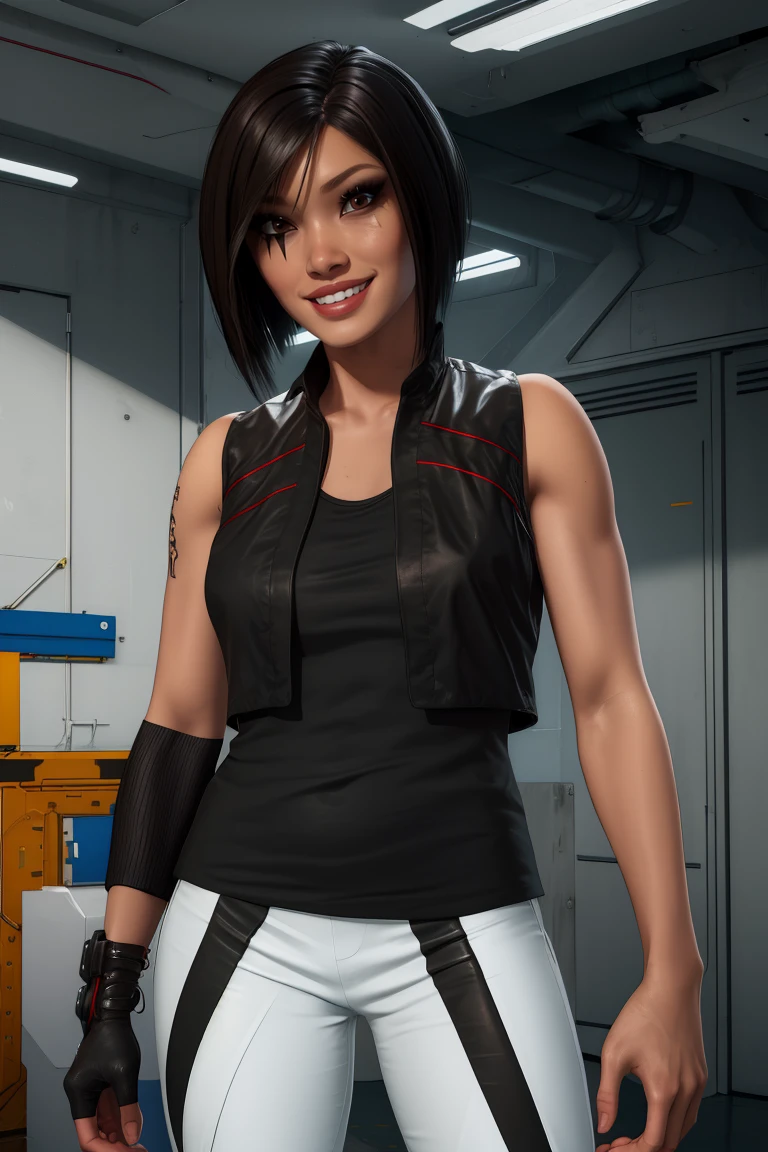 there is a woman with a black shirt and a red dragon on her shirt, in cyberpunk 2077, jet black haired cyberpunk girl, in cyberpunk 2 0 7 7 cp 2 0 7 7, in cyber punk 2077, cyberpunk 2 0 y. o model girl, style of cyberpunk 2 0 7 7, (cyberpunk 2077) acrescentar Leon Kennedy resident evil 4 remake