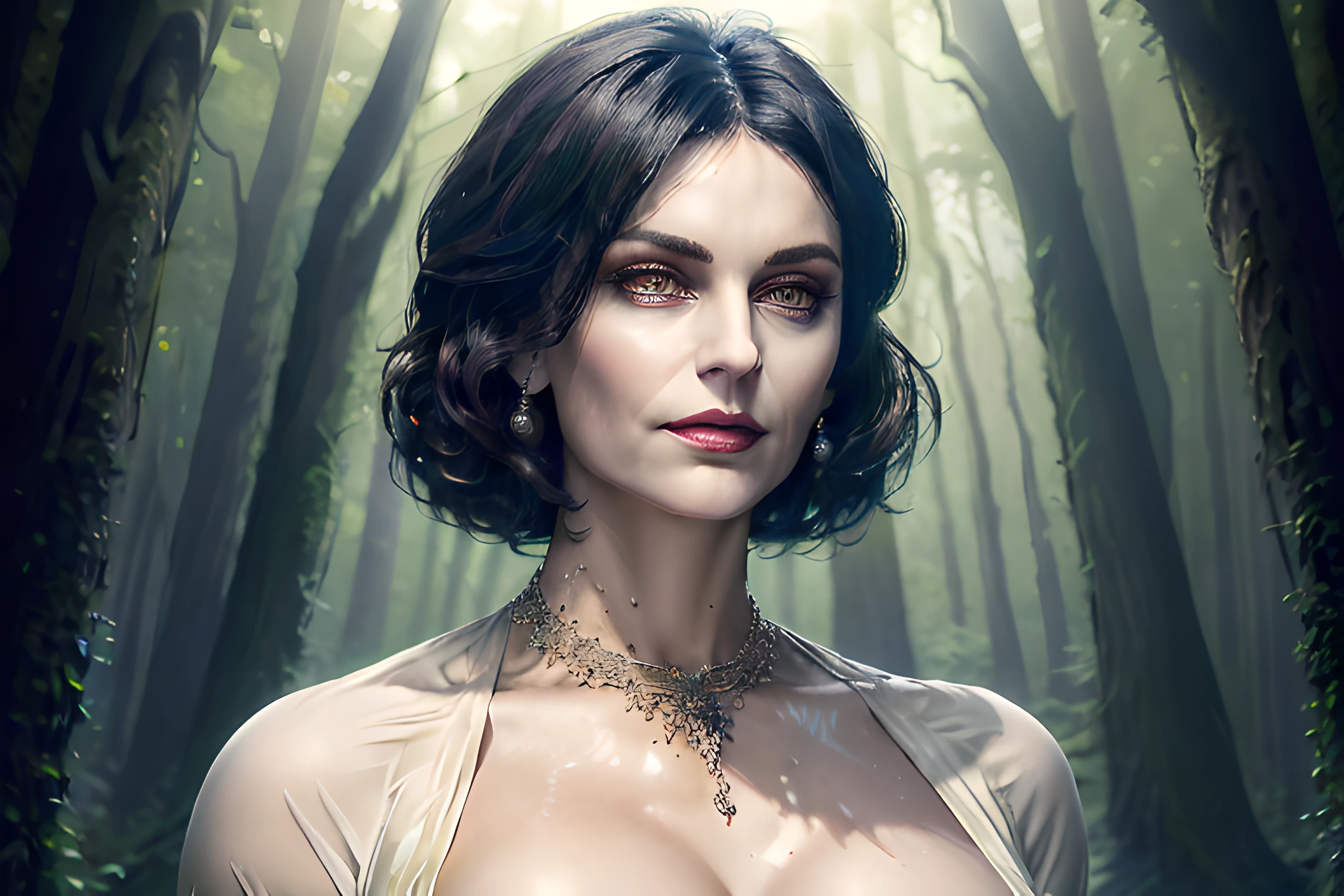 ((ultra detailed, masterpiece, best quality))
1girl, solo, bob cut, Deep in a mystical forest, surrounded by ancient ruins, wearing an ethereal, flowing gown, with arms folded
Lady Dimitrescu, dimitrescu
<lora:LadyDimitrescu2:0.8> large breasts, tall female, fair skin, woman, portrait,