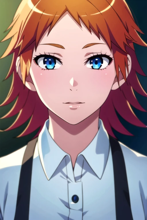 photorealistic, (4k), depth of field, (Masterpiece), (realistic skin texture), extremely detailed, intricate, hyper detailed, high resolution, professional photography, , depth of field, sharp detail, best quality, looking at viewer, 1girl, solo, <lora:mikan_akemi:0.76>, mikan_akemi, orange hair, blue eyes, , ,
