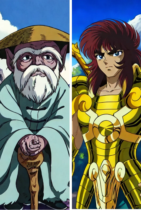 Libra Dohko | Saint Seiya Anime V1 armor