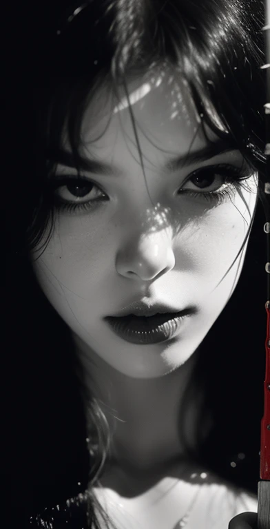 1girl,in the style of cyberpunk manga,heavy use of palette knives,dino valls,blink-and-you-miss-it detail,chris samnee,animated gifs,brooding mood,<lora:super-000001:1>,