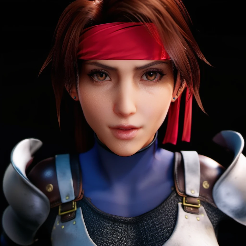Ultra realistic extremely beautifully detailed 8k picture of a gorgeous sexy woman ff7 jessie <lora:ff7 jessie:1>, extremely detailed eye mouth and facial features, gorgeous breathtaking composition and epic cinematic lighting