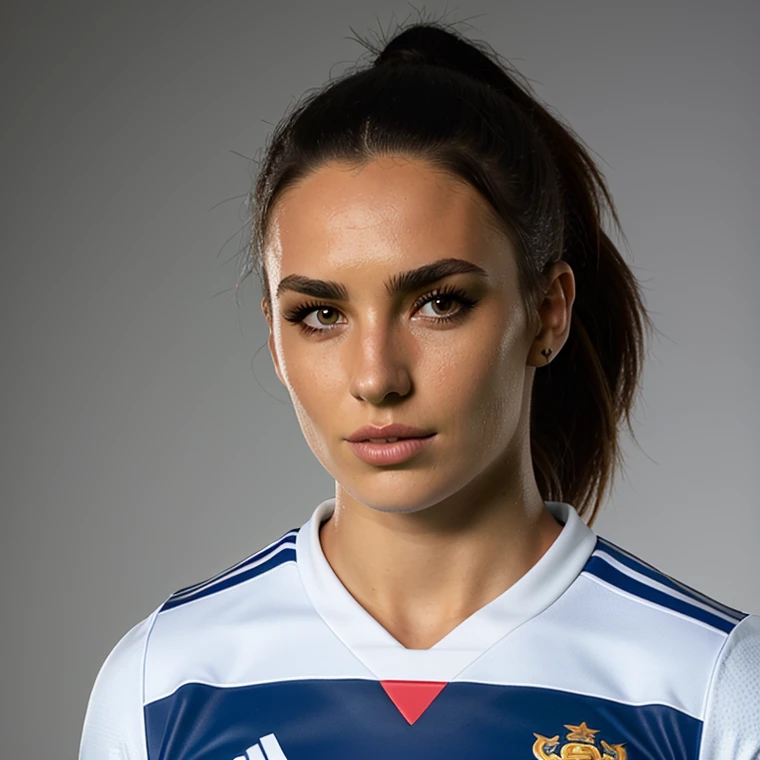 <lora:Kirk:1> lora, footballer headshot, football kit