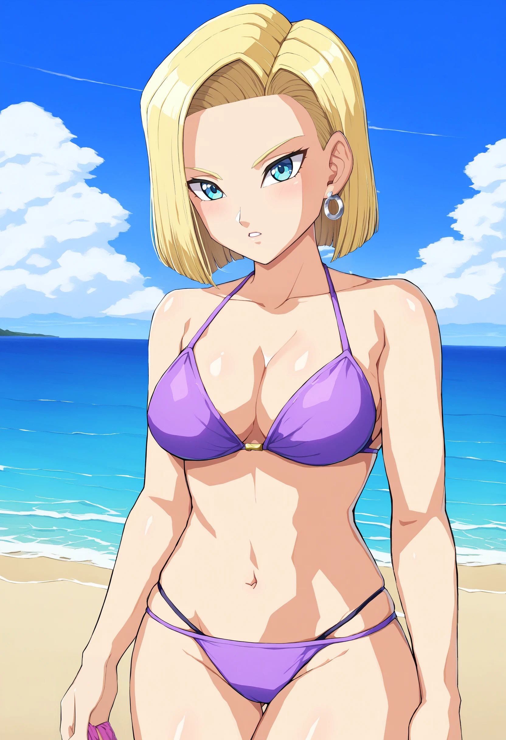 Android-18 [Dragon Ball Z] (cutesexyrobutts) - Hentai Arena, anime, anatomically correct, super detailed, high quality, 4K