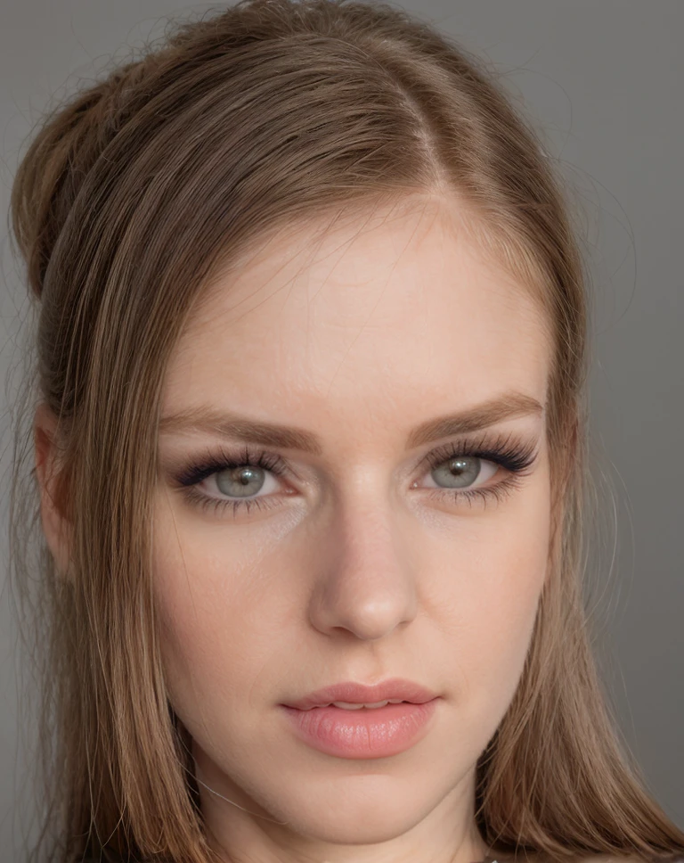 ,realistic, best quality, <lora:quiron_StellaCox_v1_lora:0.87> StellaCoxQuiron,, skin pores, perfect iris, perfect eyes, serious, portrait, linkedin, grey background,