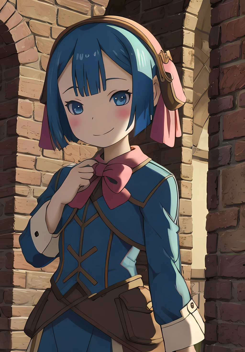 <lora:MadeintheAbyss:0.8>,Marulk,1girl,smile, solo, wink,