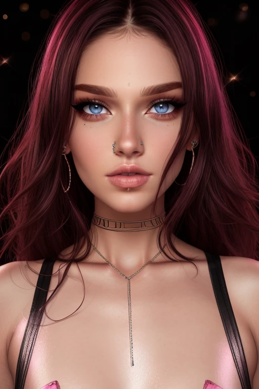 <lora:slpapille:0.8> slpapille,award-winning photography, ultra realistic, 1girl, (young woman:1.10), close up portrait,eyelashes, eyeliner, ultra glossy lipstick, (pouty lips:1.2), makeup,  blush, (skindentation:1.10),  detailed clothes, (bokeh, UHD, HDR, highres, ultra detailed, intricate details, textural effects, absurdres, masterpiece, 8k:1.2) <lora:breastsizeslideroffset:-0.3>