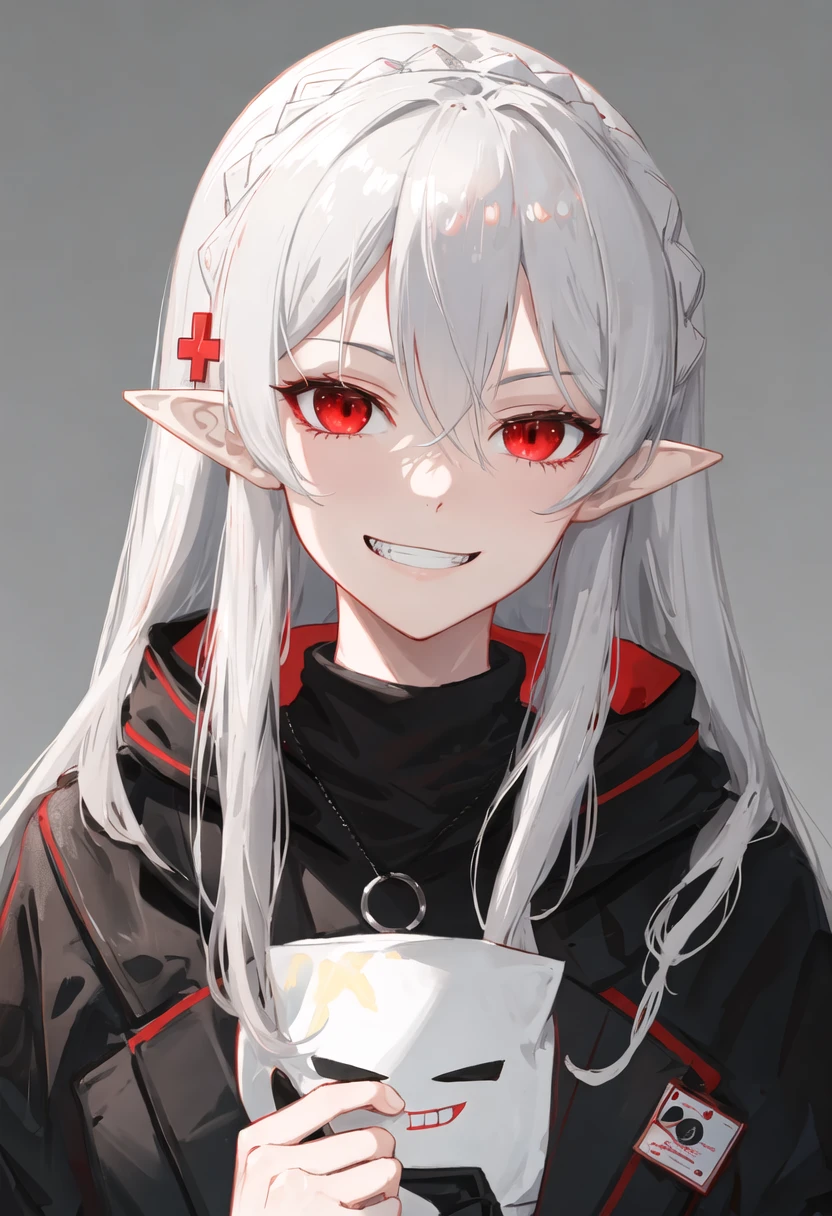 best quality, masterpiece, highres, solo, {warfarin_arknights:0.90}, evil_grin, evil_smile, grin, portrait, looking at viewer