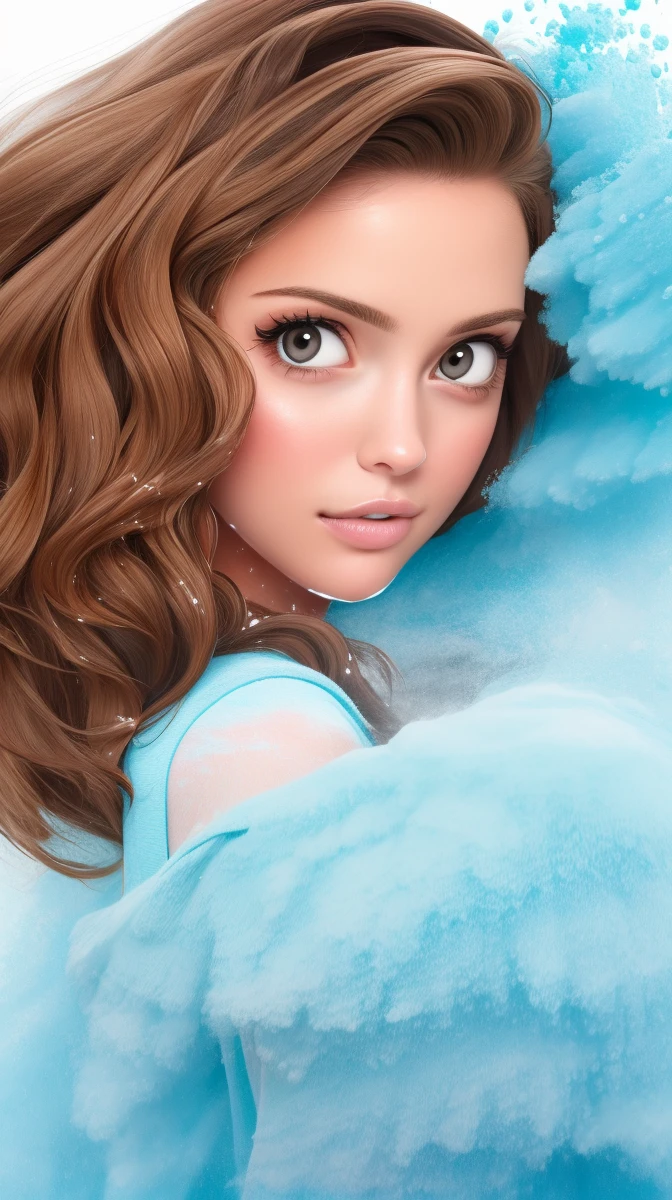 <lora:Sexy-Greek:1> brown wavy hair, brown eyes, white powder and blue powder splashes on background, high quality photography, <lora:powder_v1.0:1>