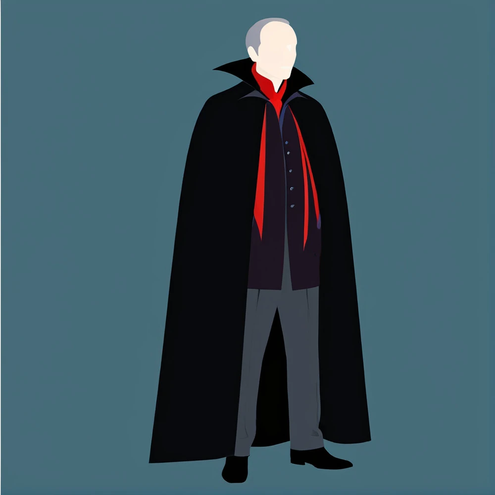 <lora:F2D-000001:1>,flat color,man,vampire costume,cloak,Learning a new language independently.,isolated,simple background,no background,no face,minimalistic,, Vector art, Vivid colors, Clean lines, Sharp edges, Minimalist, Precise geometry, Simplistic, Smooth curves, Bold outlines, Crisp shapes, Flat colors, Illustration art piece, High contrast shadows, Technical illustration, Graphic design, Vector graphics, High contrast, Precision artwork, Linear compositions, Scalable artwork, Digital art