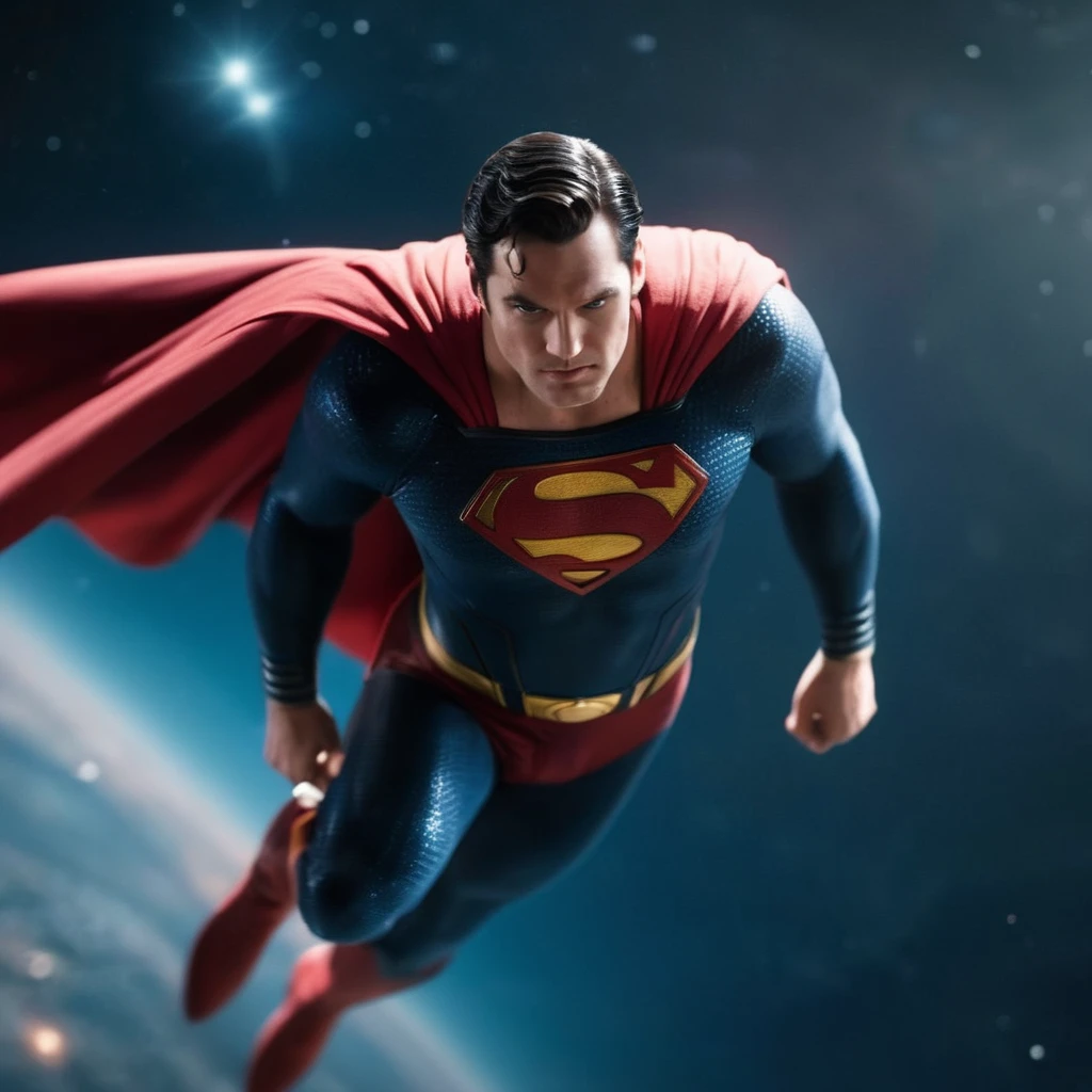 cinematic film still of
Superman flying in space <lora:Superman:1>, shallow depth of field, vignette, highly detailed, high budget, bokeh, cinemascope, moody, epic, gorgeous, film grain, grainy