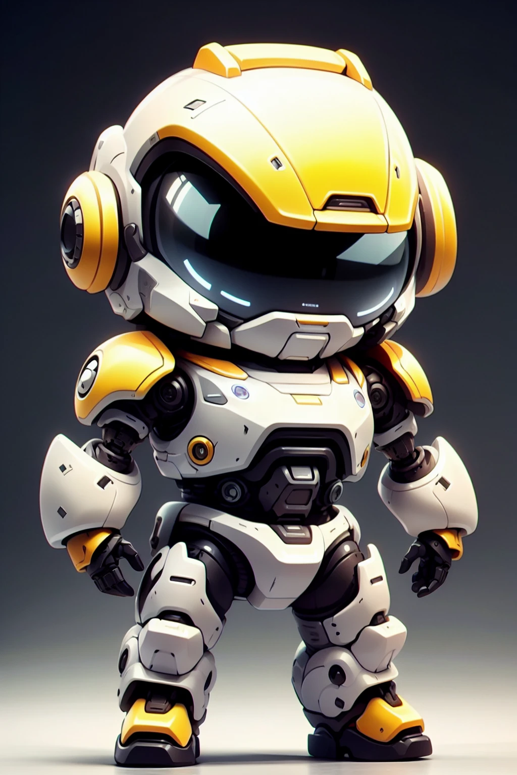 guchen,chibi,guchen,chibi,grey background,<lora:å¯ç±æºç²-09:0.8>,mecha,machine,, Hyper Real,Photorealistic,16K,high detail,high resolution