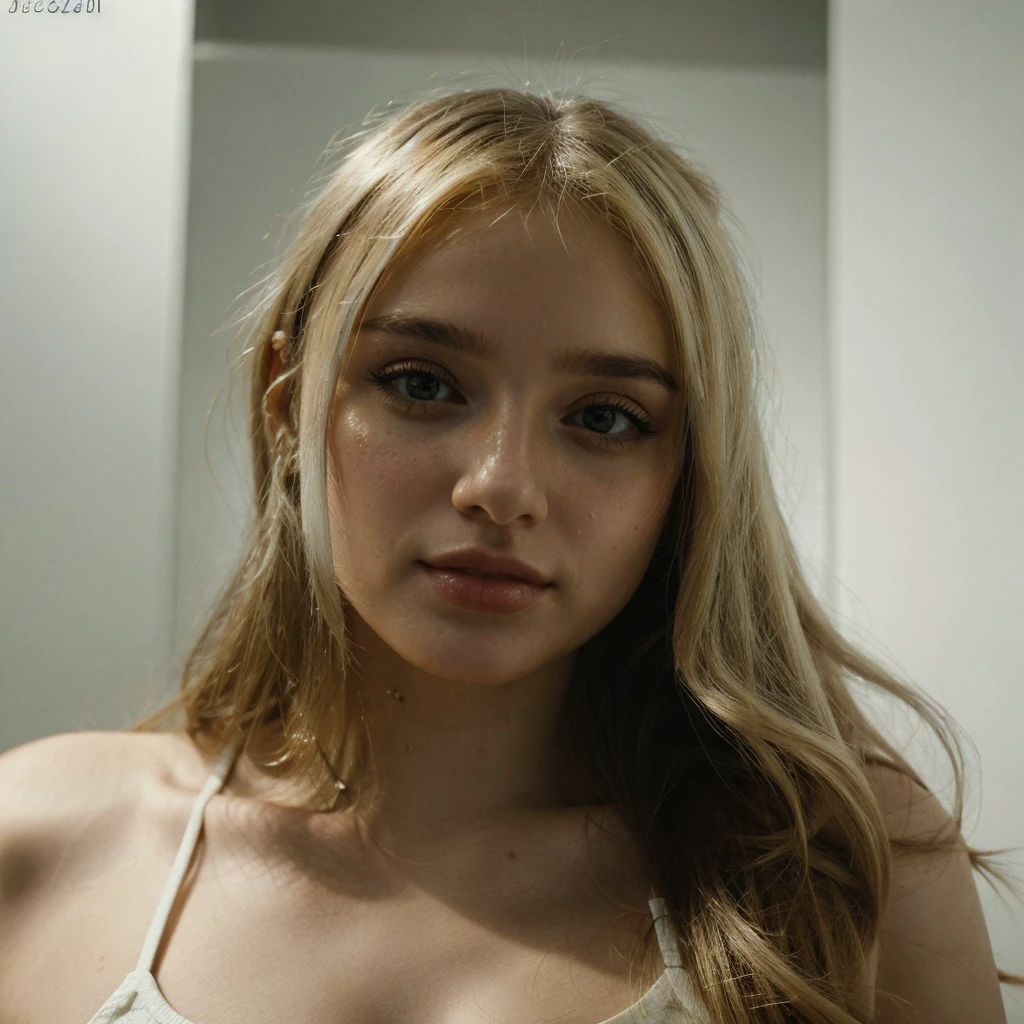 Chica,totalmente rubia,totalmente desnuda,ojos totalmente azules,((Mejor calidad)), ((obra maestra)), (detallado), cara perfecta, chica de cuerpo completo arrodillada en el suelo con los ojos en blanco y las manos alejadas de la boca y la boca abierta, Face covered in cum while sucking a cock through a glory hole in a bathroom.