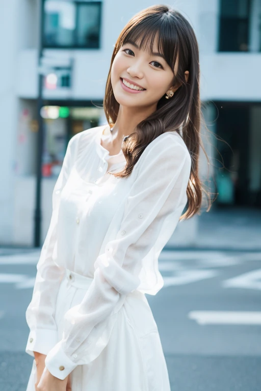 high quality、masterpiece、One Woman、Japanese、Small 、Thin thighs、Soft Skin、smile、Neat、announcer