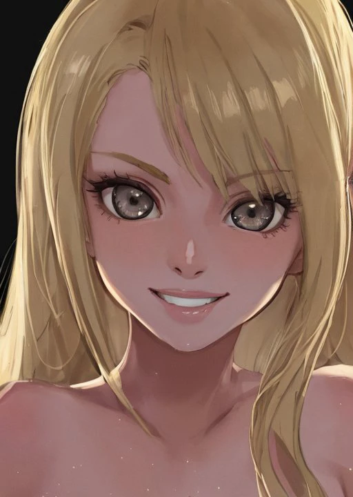 Woman, 1girl, cabelo loiro, blonde hair, cabelo longo, power \(Csm\), olhos amarelos, dentes afiados, symbol-shaped pupils, pupilas em forma de cruz, evil grin, imagem espetacular, rosto corado, cena de corpo inteiro, completely naked, fully naked, small breast, chifres, chifres vermelhos, (Antecedentes detalhados: Jardim, Noturno, fora), standing pose, Corpo molhado, pele brilhante, rosto detalhado, olhos detalhados, anatomia perfeita, bichana a mostra, virilha inchada, cowboy shot, dynamic pose, Illustration of perfection, Dynamic, altamente detalhado, de frente para o espectador, lewd expression, POV de cima