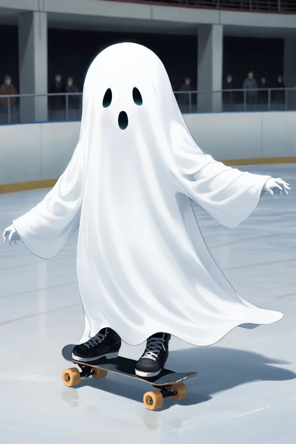 photo, ghost, skating