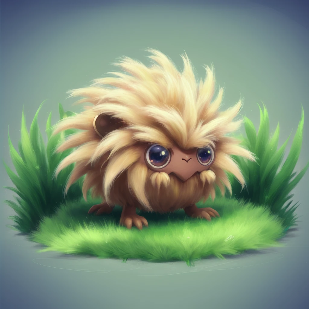 digital painting,overly friendly stanktribble, Grass type<lora:EnvyMonXL01:1>