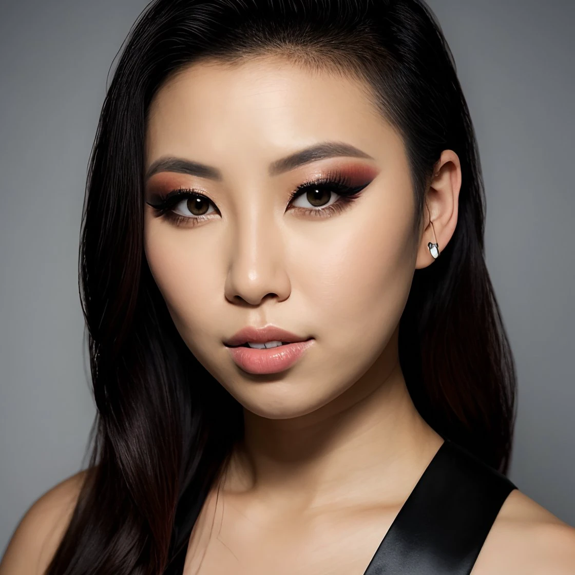 high quality photo of <lora:Erika_Ishii:1> erika_ishii, side-cut, eye-shadow
closeup, professional headshot