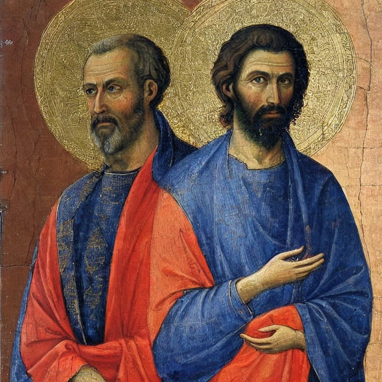 <lora:Saint_Paul_Giotto_V1:0.75>, stpaulgiottov1