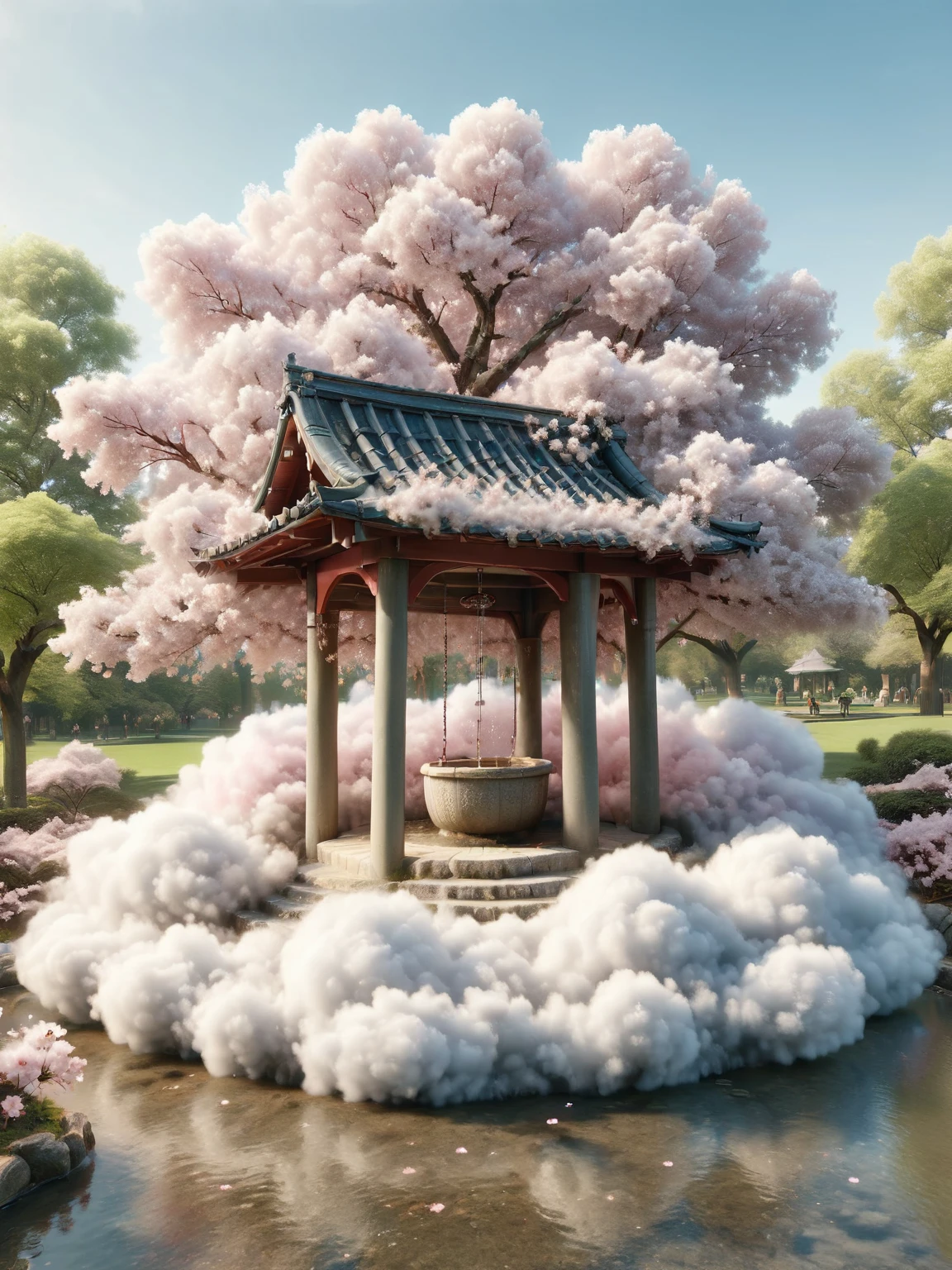 Fluffy Cloud Style SDXL