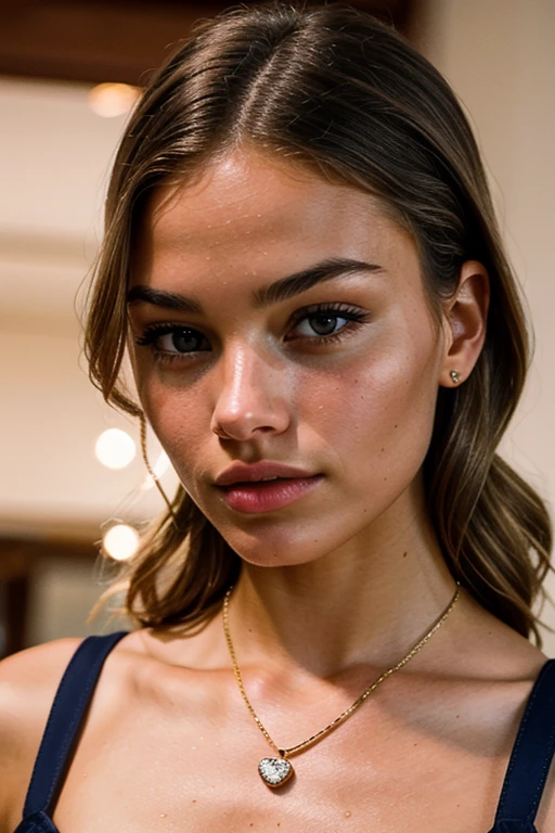 photo of beautiful , a woman as a movie star, hair updo, sexy sweater off-shoulders, (trousers), movie premiere gala, dark moody ambience (masterpiece:1.2) (photorealistic:1.2) (bokeh) (best quality) (detailed skin:1.2) (intricate details) (nighttime) (8k) (HDR) (cinematic lighting) (sharp focus), (looking at the camera:1.1), (closeup portrait:1.1), (necklace) lush filmfashionsilly nancya armani rachaellange