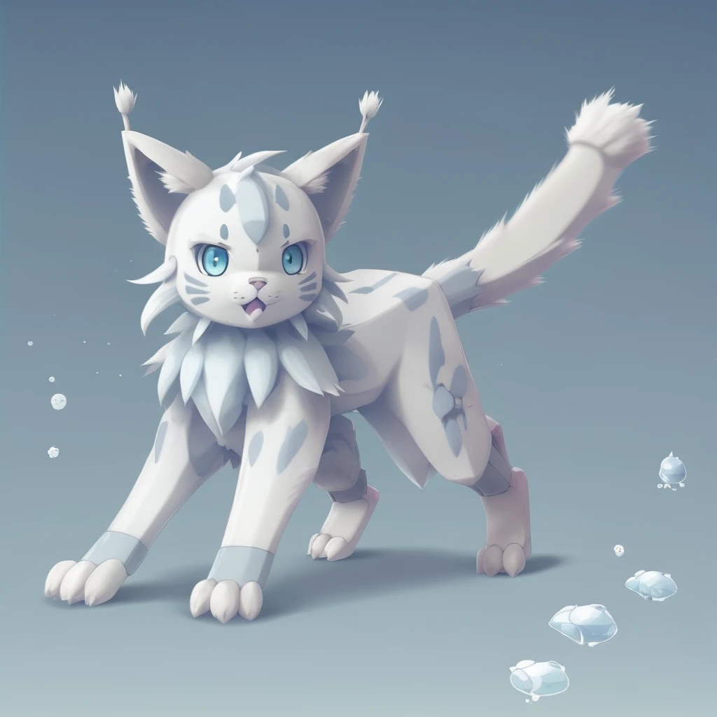 a lynx, Ice/Ground type<lora:EnvyMonXL01:1>