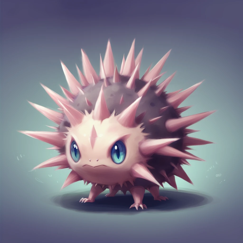 digital painting,spiny Wartwobble, Rock/Psychic type<lora:EnvyMonXL01:1>