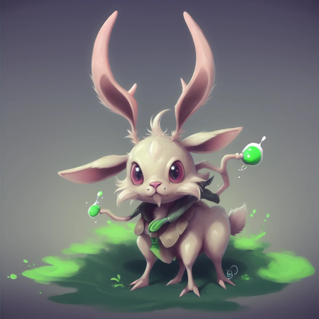 digital painting,rattling dinglealope, Poison type<lora:EnvyMonXL01:1>